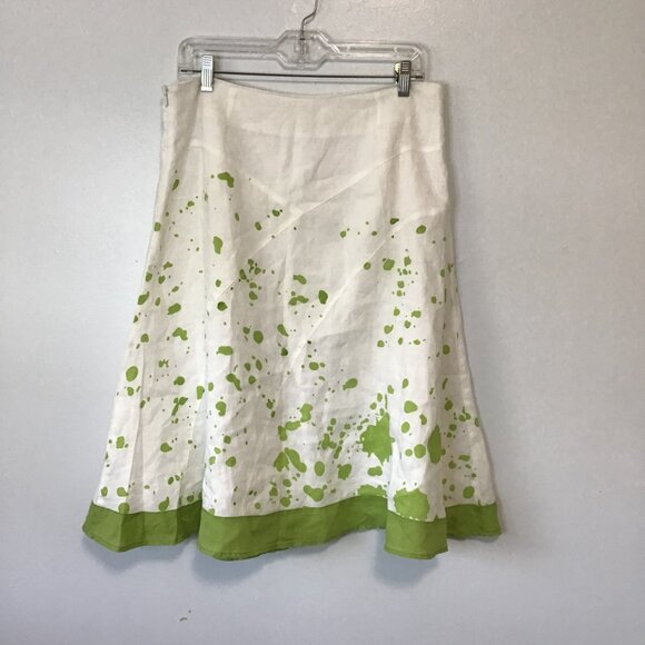 Gilani Linen A-Line Skirt Size 12 - Picture 10 of 13